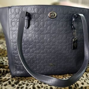 Coach turnlock tote
